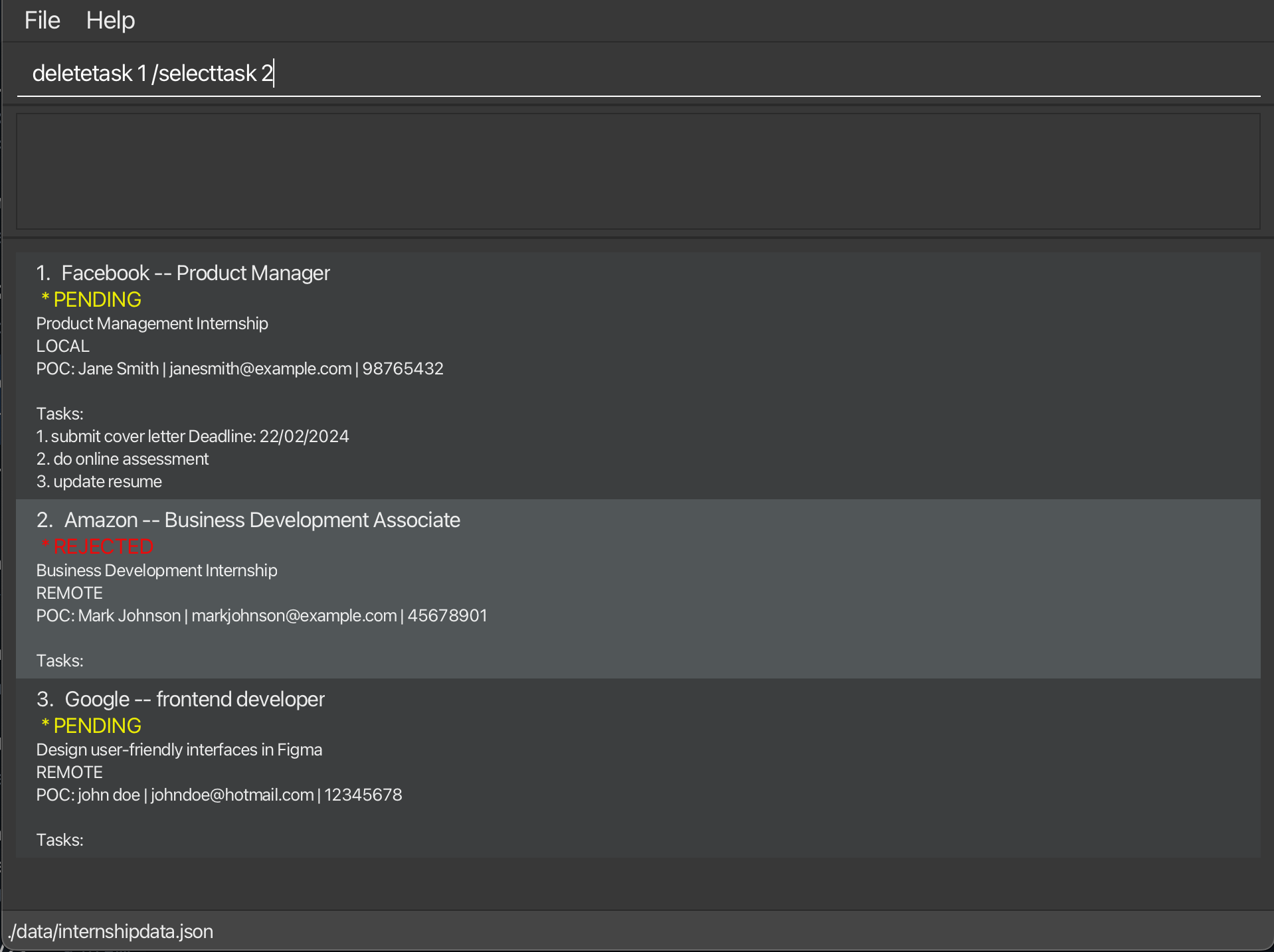 Before Deleting Task