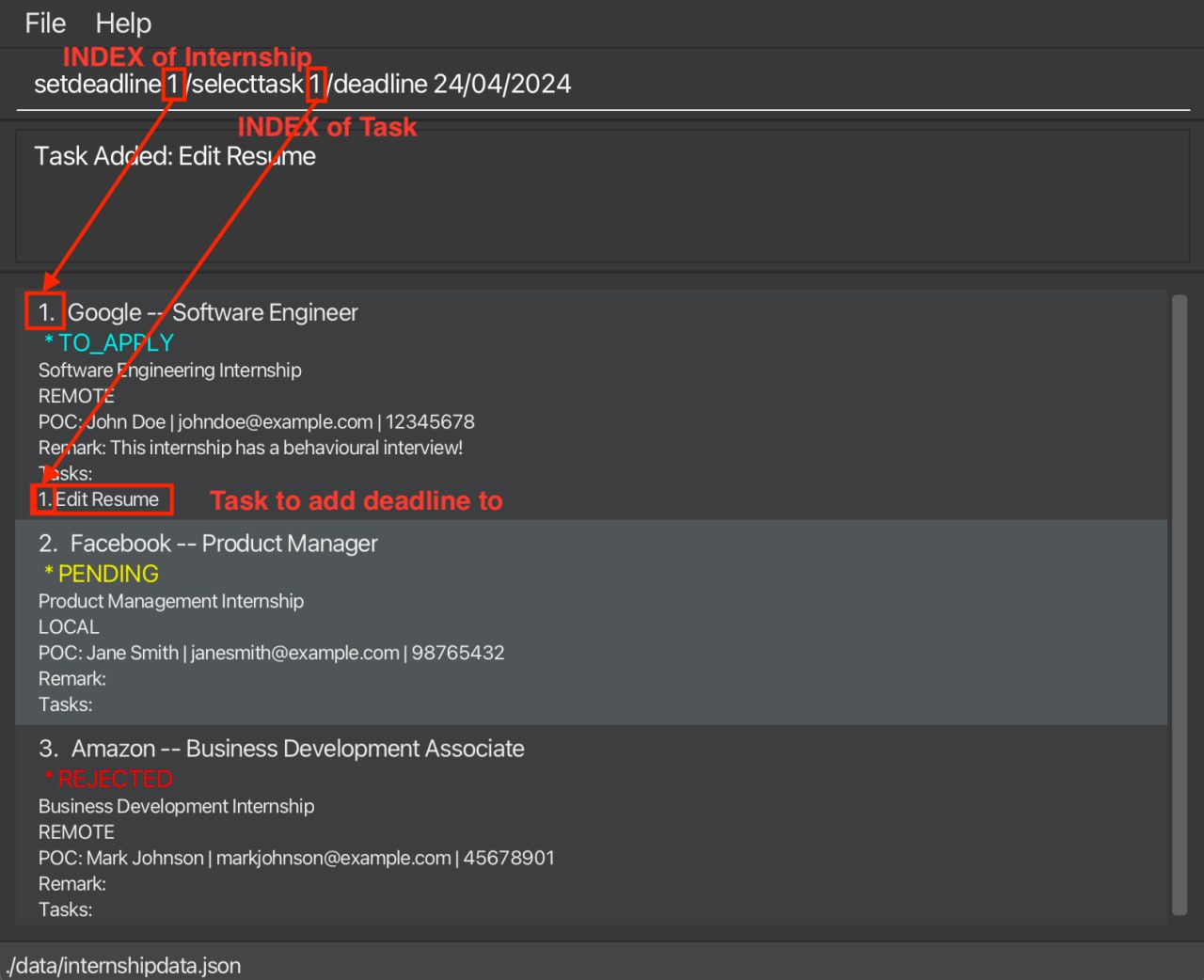Before Setting Deadline