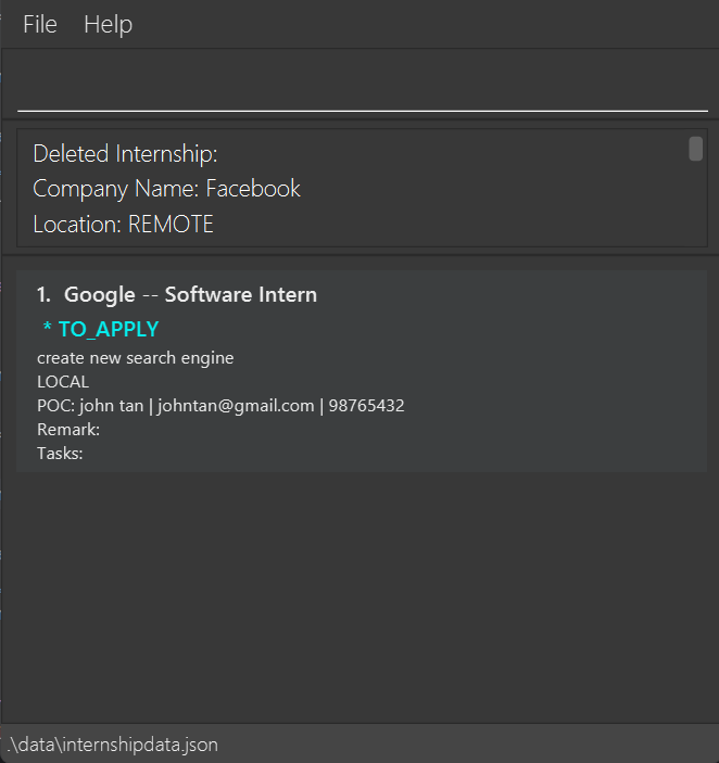 After successfully deleting