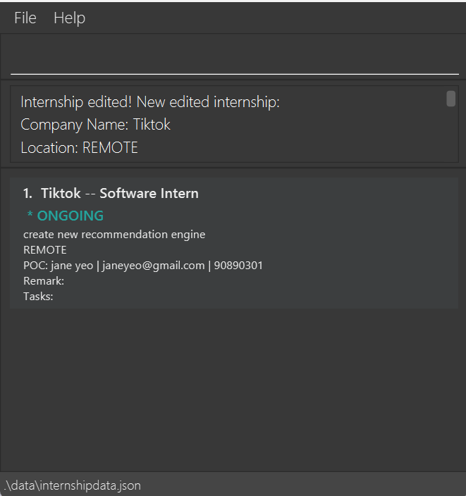 After successfully editing